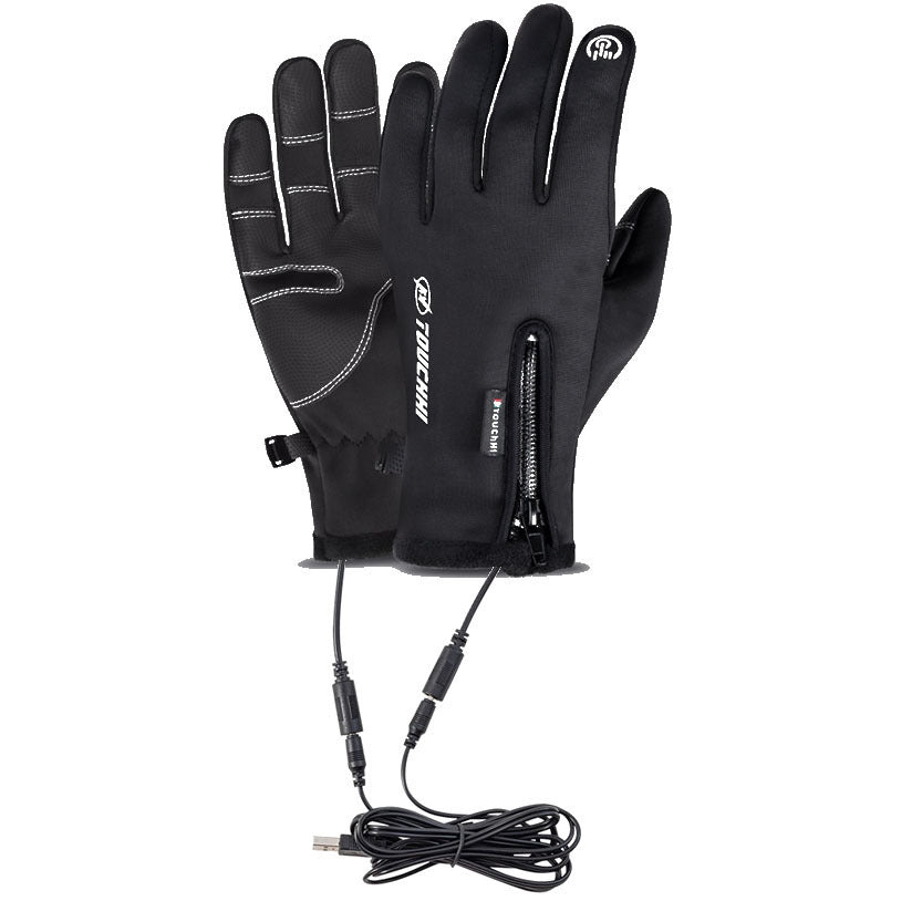 Adventure‑Ready Heated Gloves – Cold and Wet Conditions, Durable Polyester for Outdoor Travel