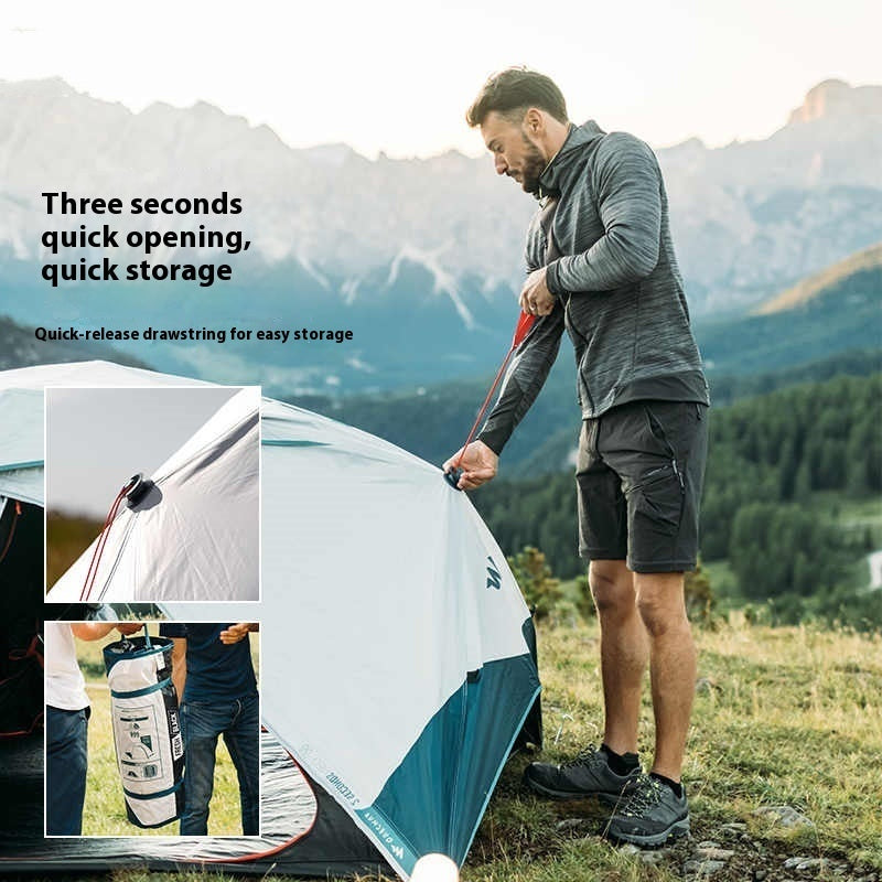 All‑Weather Rugged, Wind, storm‑Resistant Blackout Tent for Off‑Grid Travel