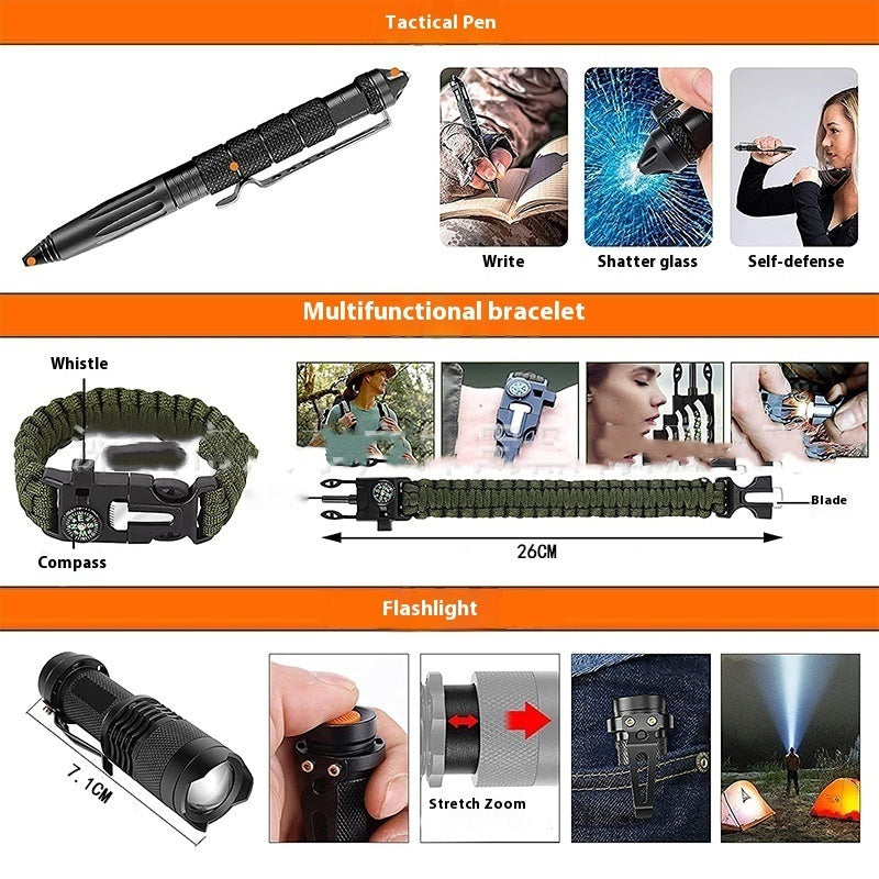 Outdoor Camping and Survival Tools kit – Ready for Remote Adventures