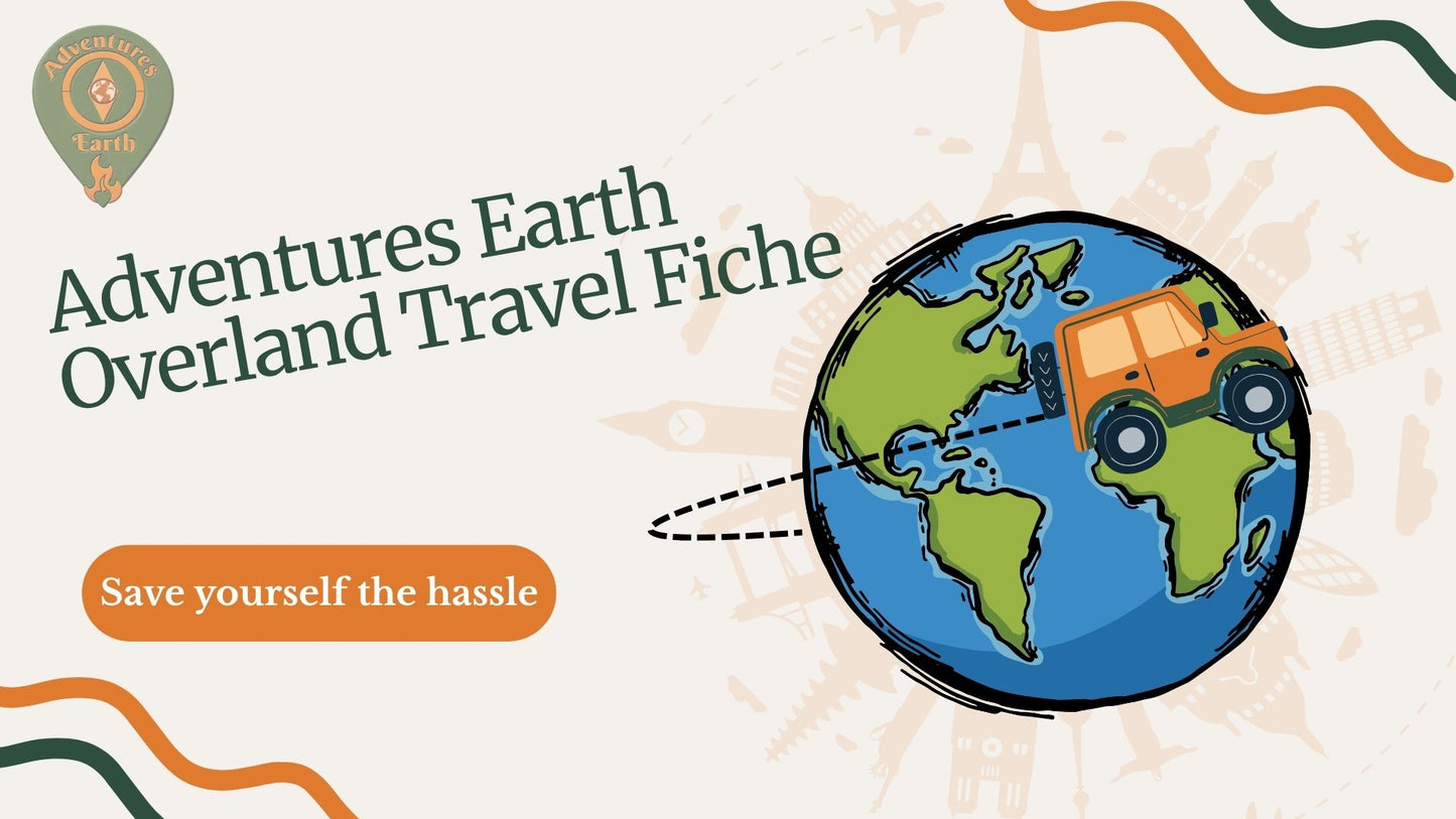 The Adventures Earth Overland Travel Fiche