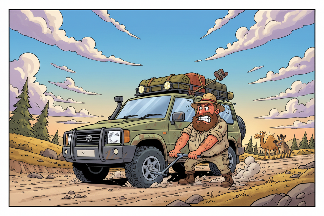 Flat Tyres, Punctures and Lessons From the Middle of Nowhere