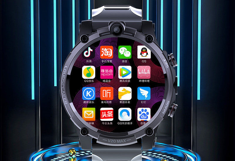 Smartwatch Phone for Explorers – 4G, Waterproof, Dual Cameras, Health Tracker