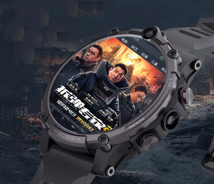 Smartwatch Phone for Explorers – 4G, Waterproof, Dual Cameras, Health Tracker