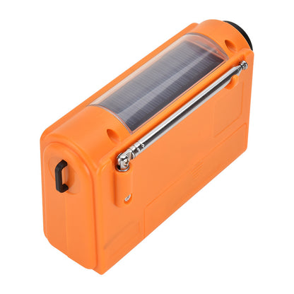 Emergency Solar Alarm Radio & Power Bank 4000 mAh – Rugged Survivor Travel Gear for Explorers