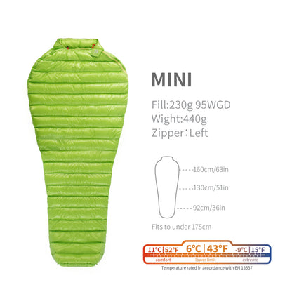 Travel Down Sleeping Bag – Portable, Warm & Designed for Outdoor Explorers