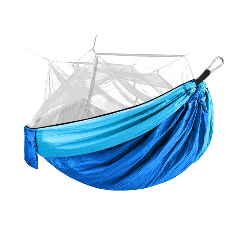 Outdoor Hammock with Mosquito Net - Lightweight Camping for Hiking, Travel & Backpacking | Bug-Proof, Portable & Durable