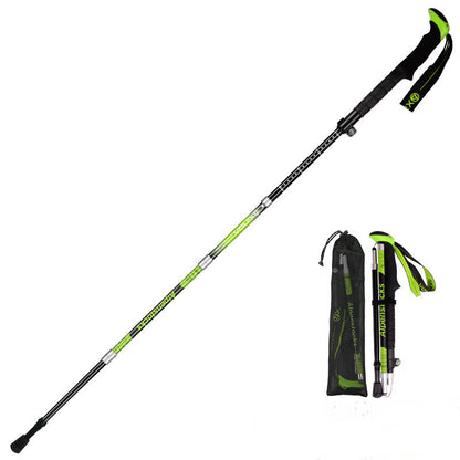 Ultralight Carbon Fibre Trekking Poles for Outdoor Hiking — Adjustable Collapsible Hiking Poles with Anti-Shock for Backpacking, Trail & Mountain Adventures