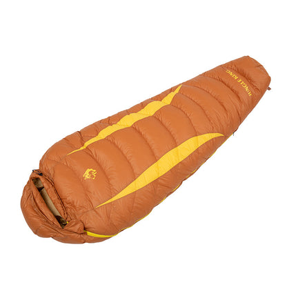 Outdoor Down-Filled Sleeping Bag — Thickened Warm Camping Sleep Bag for Hiking & Backpacking, Cold Weather Outdoor Travel