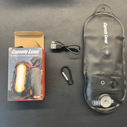 Folding Magnetic Inflatable Camping Lantern — Portable Outdoor LED Light for Camping, Hiking & Emergency Use