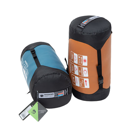 Outdoor Down-Filled Sleeping Bag — Thickened Warm Camping Sleep Bag for Hiking & Backpacking, Cold Weather Outdoor Travel