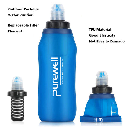 Emergency & Adventure Water Purifier – Safe Drinking Water for Camping, Overlanding & Remote Travel