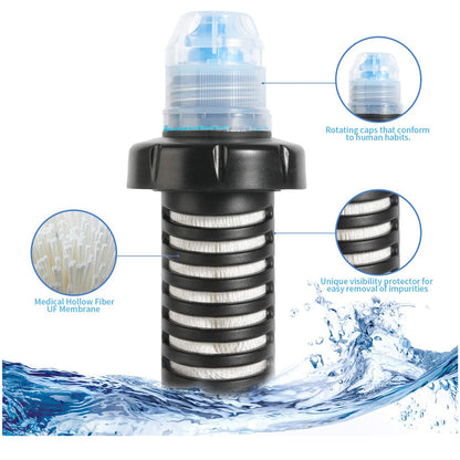 Emergency & Adventure Water Purifier – Safe Drinking Water for Camping, Overlanding & Remote Travel