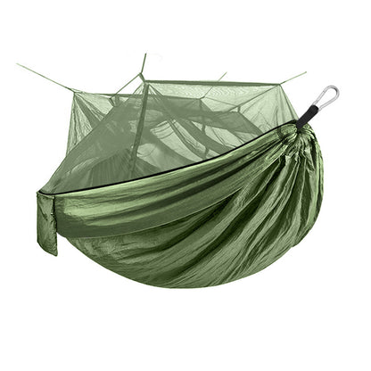 Outdoor Hammock with Mosquito Net - Lightweight Camping for Hiking, Travel & Backpacking | Bug-Proof, Portable & Durable