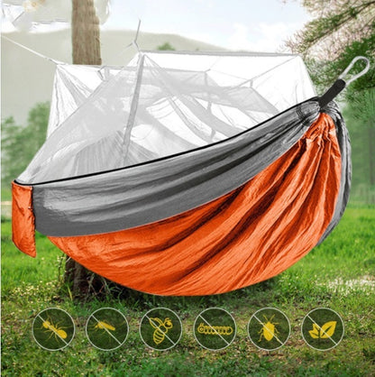 Outdoor Hammock with Mosquito Net - Lightweight Camping for Hiking, Travel & Backpacking | Bug-Proof, Portable & Durable