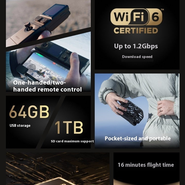 Outdoor Travel AI Smart Camera – 8K HD Aerial & Anti‑Shake Adventure Shooter