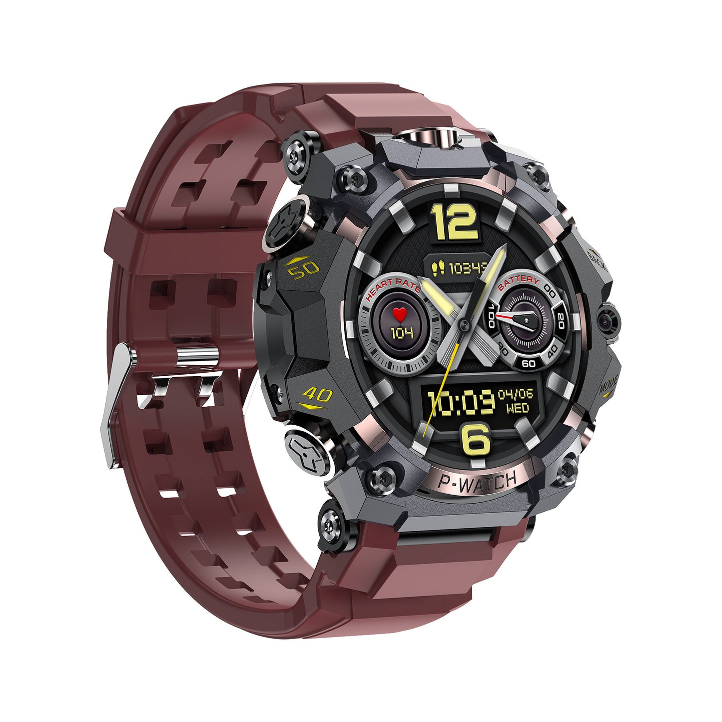 Adventure‑Proof HD Dual‑Camera Smartwatch – Waterproof, Heart‑Rate, Full Function