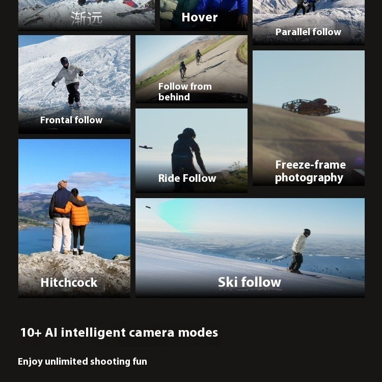 Outdoor Travel AI Smart Camera – 8K HD Aerial & Anti‑Shake Adventure Shooter