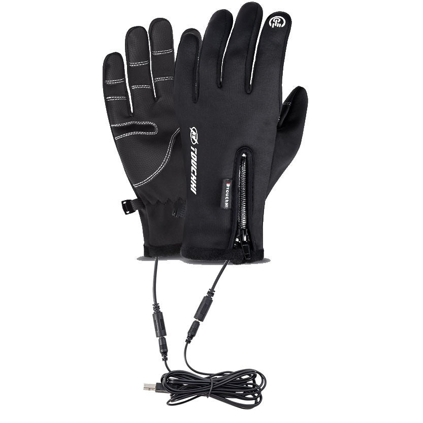 Adventure‑Ready Heated Gloves – Cold and Wet Conditions, Durable Polyester for Outdoor Travel