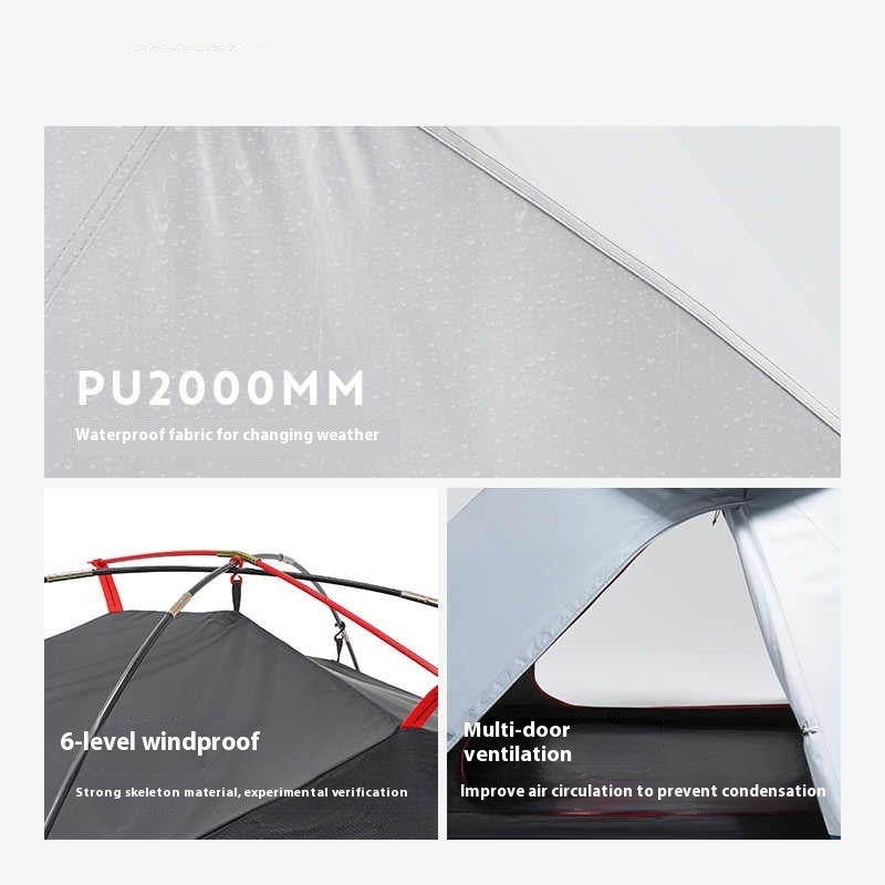 All‑Weather Rugged, Wind, storm‑Resistant Blackout Tent for Off‑Grid Travel